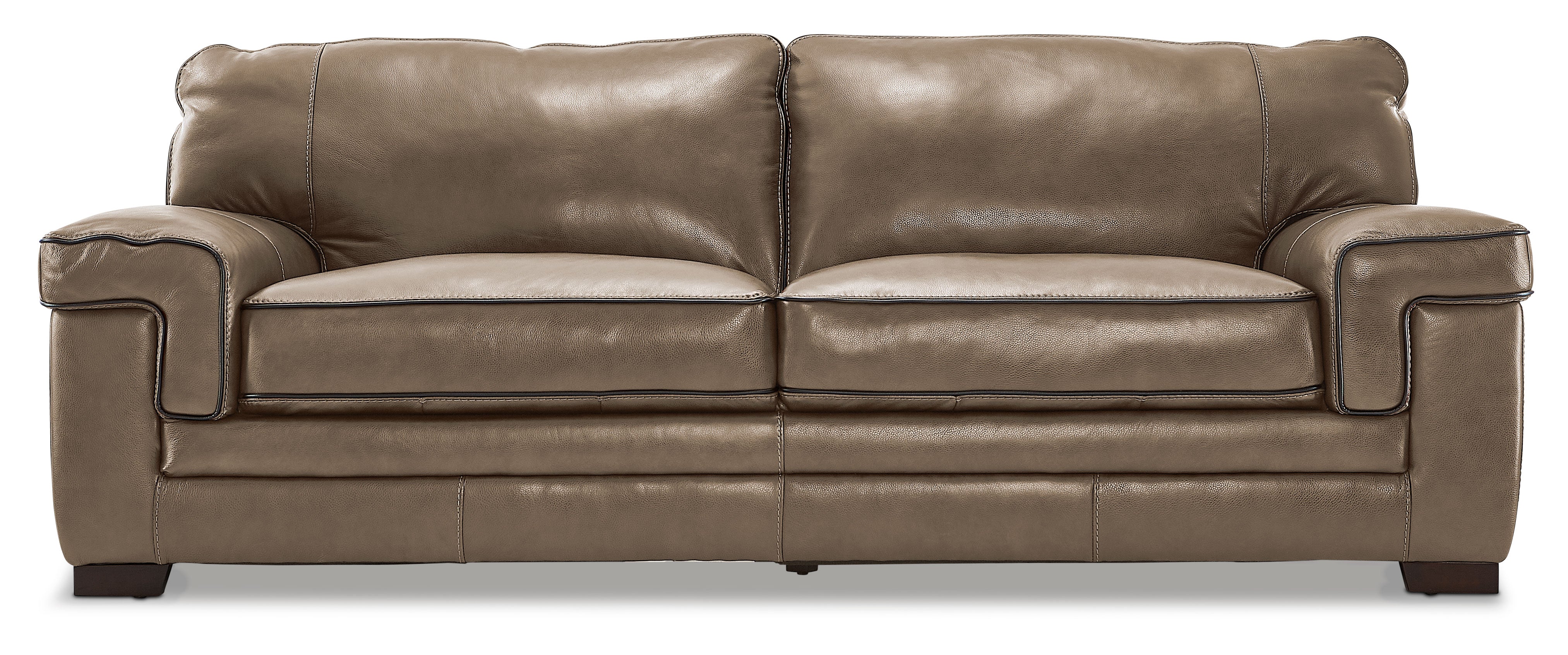 Leons deals leather sofa