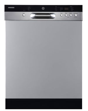 GE Stainless Steel 24" Built-In Front Control Dishwasher - GBF532SSPSS