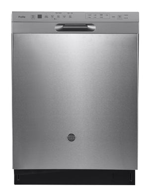 GE Profile Fingerprint Resistant Stainless Steel 24" Built-In Front Control Dishwasher - PBF665SSPFS