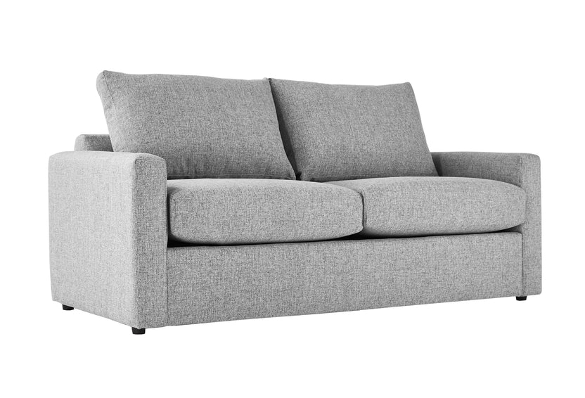 Harper Full Sofa Bed with Memory Foam Mattress - Grey | Leon's