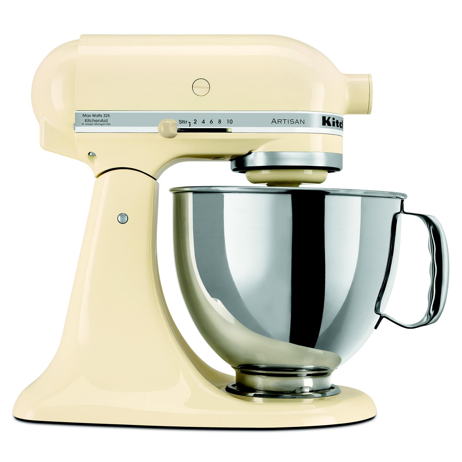 KitchenAid Almond Cream Artisan Series 5 Quart Tilt Head Stand