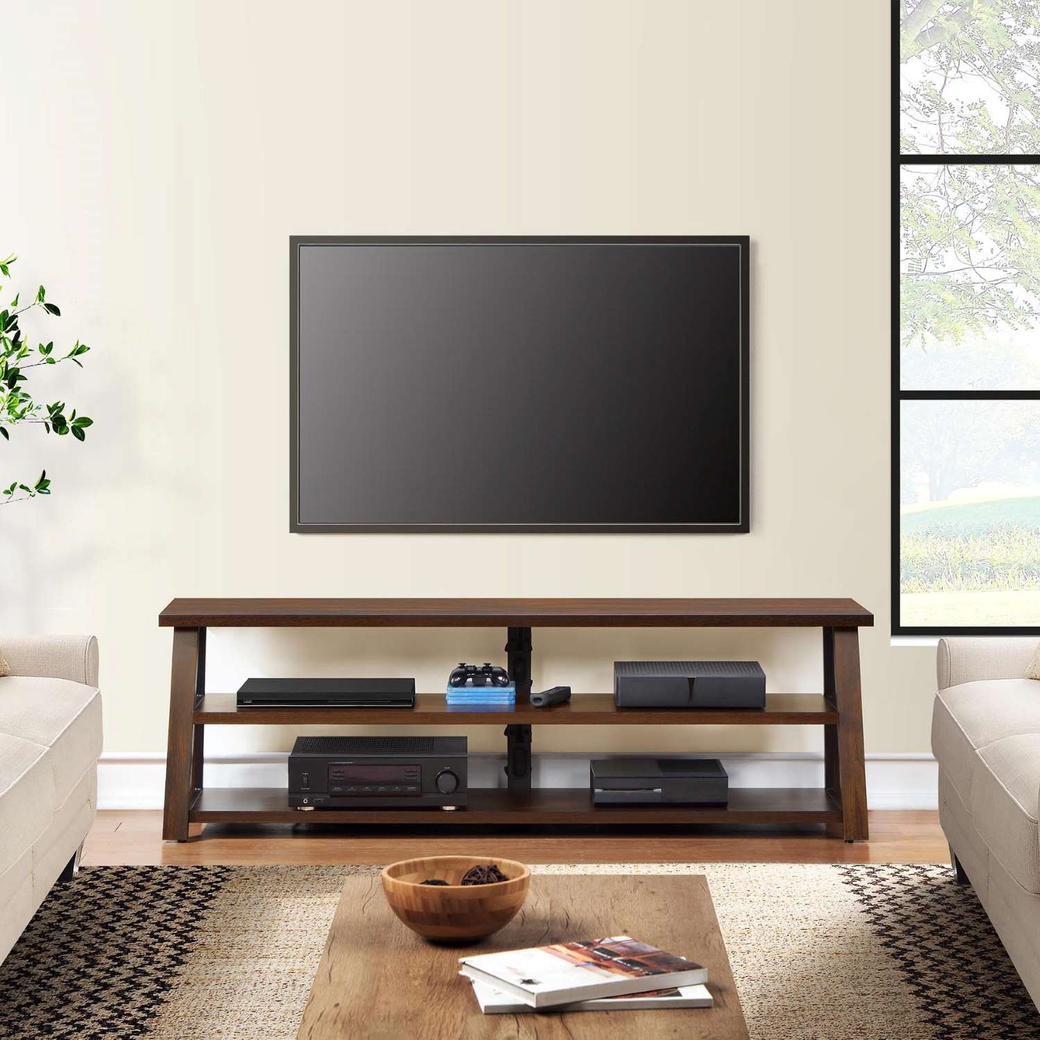 Tv stand store frame