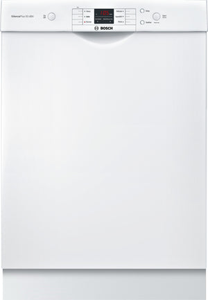 Bosch 100 Series White 24" Dishwasher - (SHEM3AY52N)