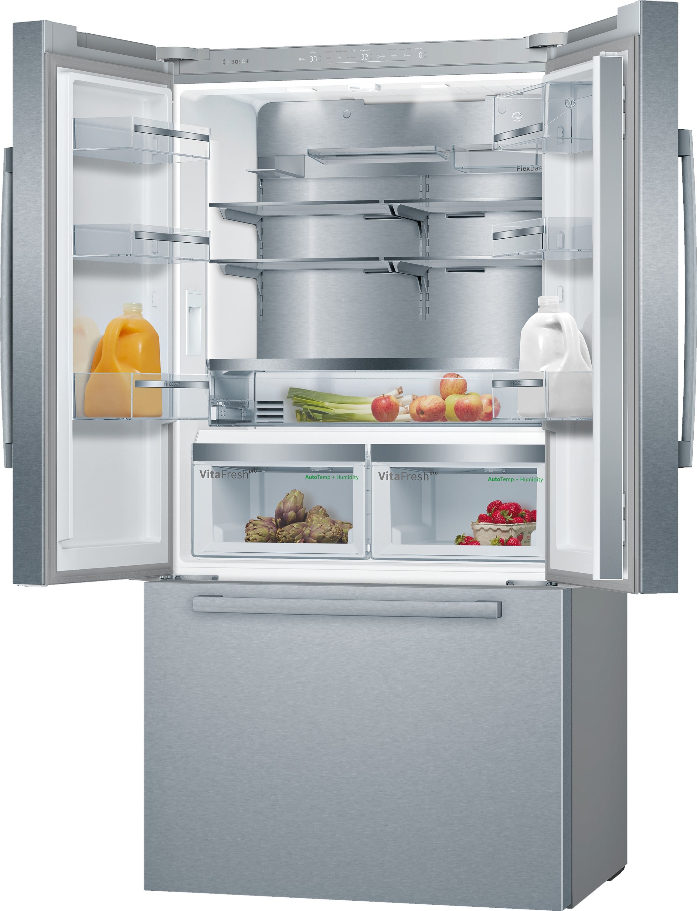 Bosch 800 Series Stainless Steel Counter Depth French Door