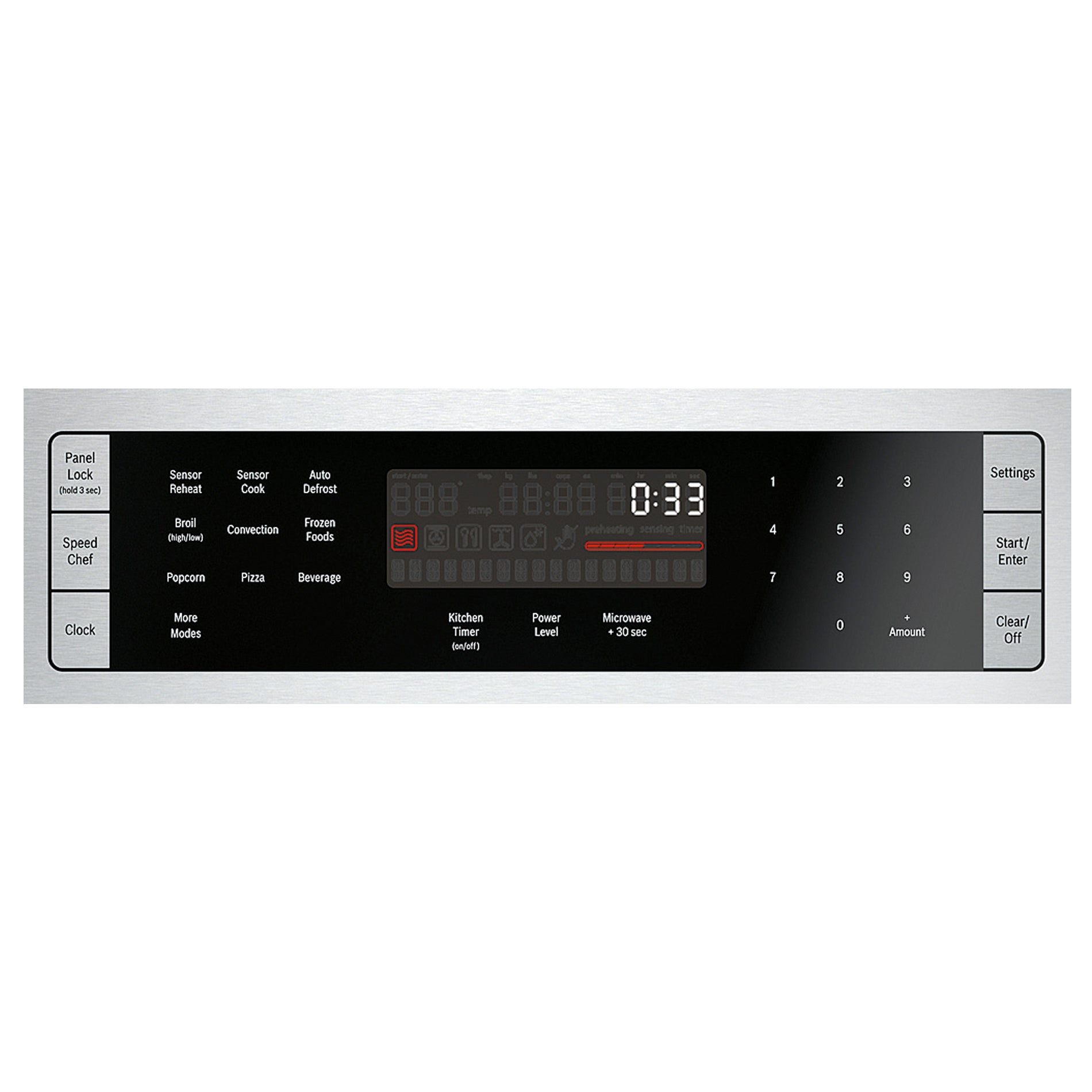 Bosch 24 best sale built in microwave