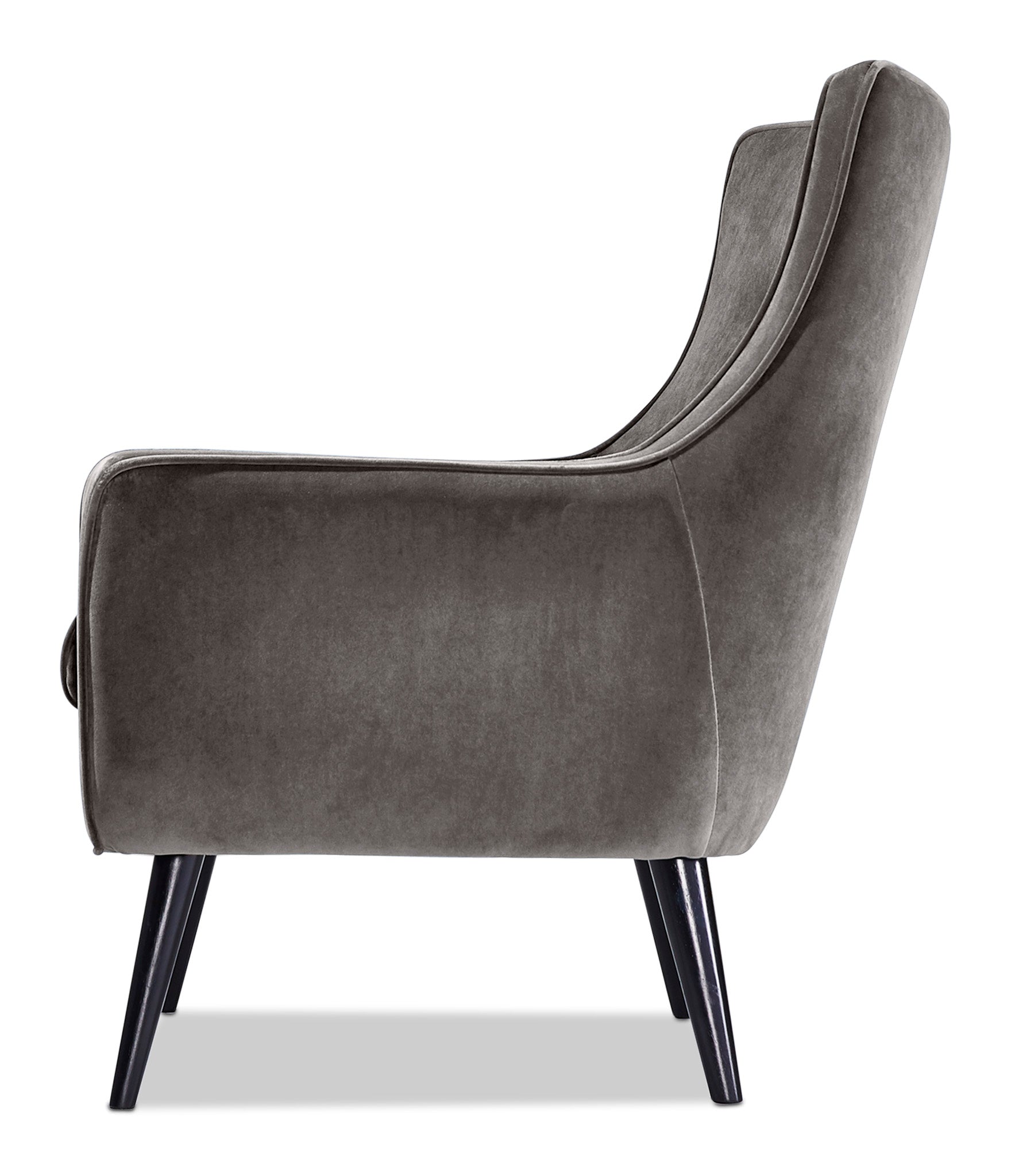 Dark taupe accent discount chair