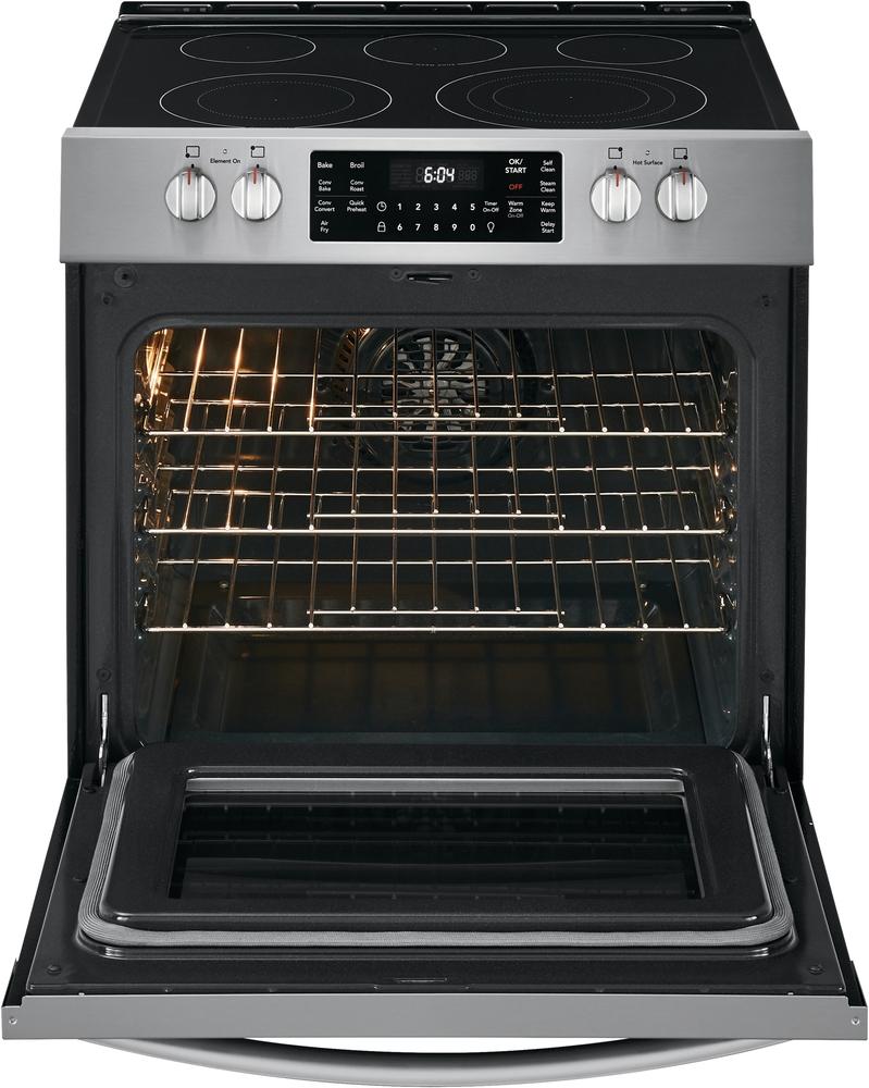 Frigidaire stove 2024 with air fryer