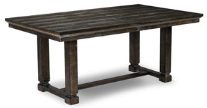 Bernice Dining Table - Rustic Brown