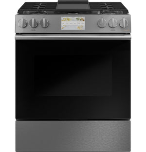 Café™ Platinum Glass 30" Smart Slide-In, Front-Control, Dual-Fuel Range (5.7 Cu.Ft) - CC2S900M2NS5