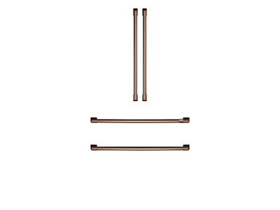 Café Brushed Copper Refrigerator Handle Kit - CXQB4H4PNCU