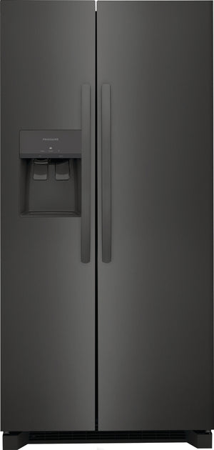 Frigidaire Black Stainless Steel 33" Standard Depth Side by Side Refrigerator (22.2 Cu. Ft.) - FRSS2323AD