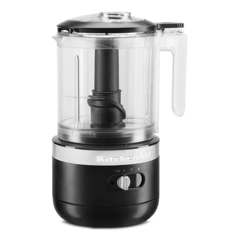 KitchenAid® Black Matte 5 Cup Cordless Food Chopper - KFCB519BM | Leon's