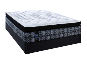 Sealy Posturepedic® Plus Sterling Series - Milana Plush Euro Pillowtop Full Mattress and Boxspring Set