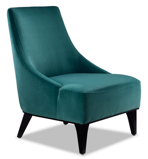 Maxine Slipper Chair - Aqua