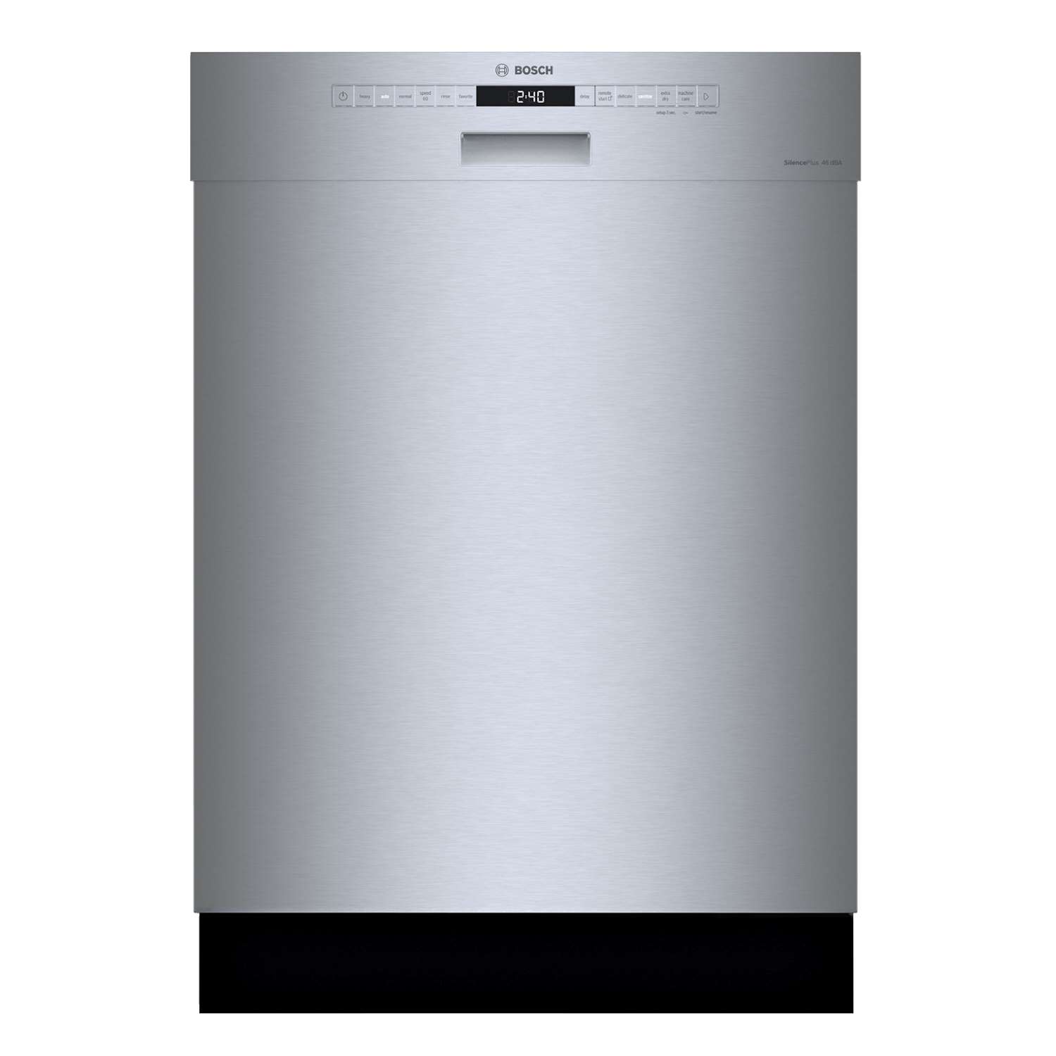 Bosch Stainless Steel 24 Inch Smart Built In Dishwasher with Home