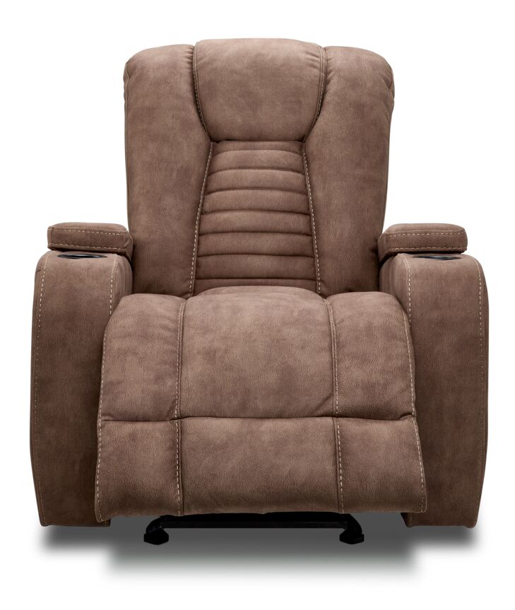 Dallas Glider Recliner Mocha Leon s