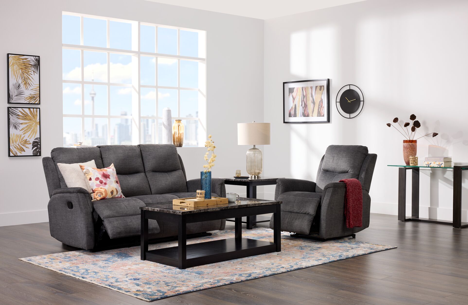 Grayson 2 seater electric recliner online sofa