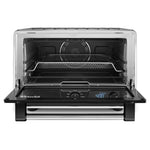 KitchenAid® Black Matte Digital Countertop Oven with Air Fry - KCO124BM