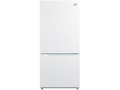 L2 White Bottom-Freezer Refrigerator (18.7 cu. ft.) - LRB19B5AWWC