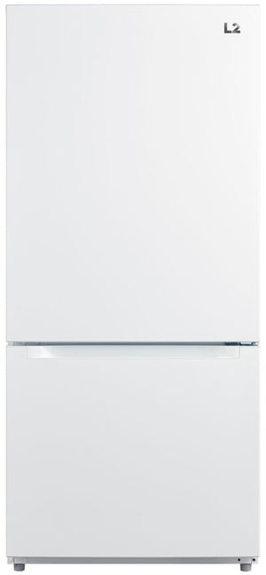 L2 White Bottom-Freezer Refrigerator (18.7 cu. ft.) - LRB19B5AWWC