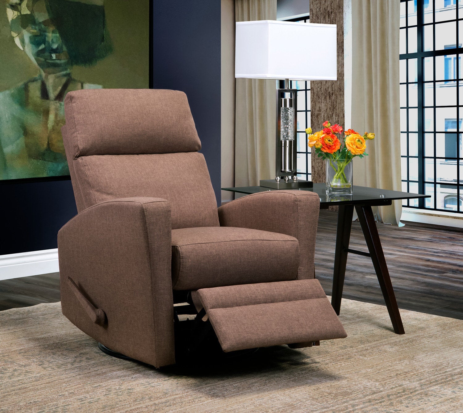 Nina swivel sale glider recliner