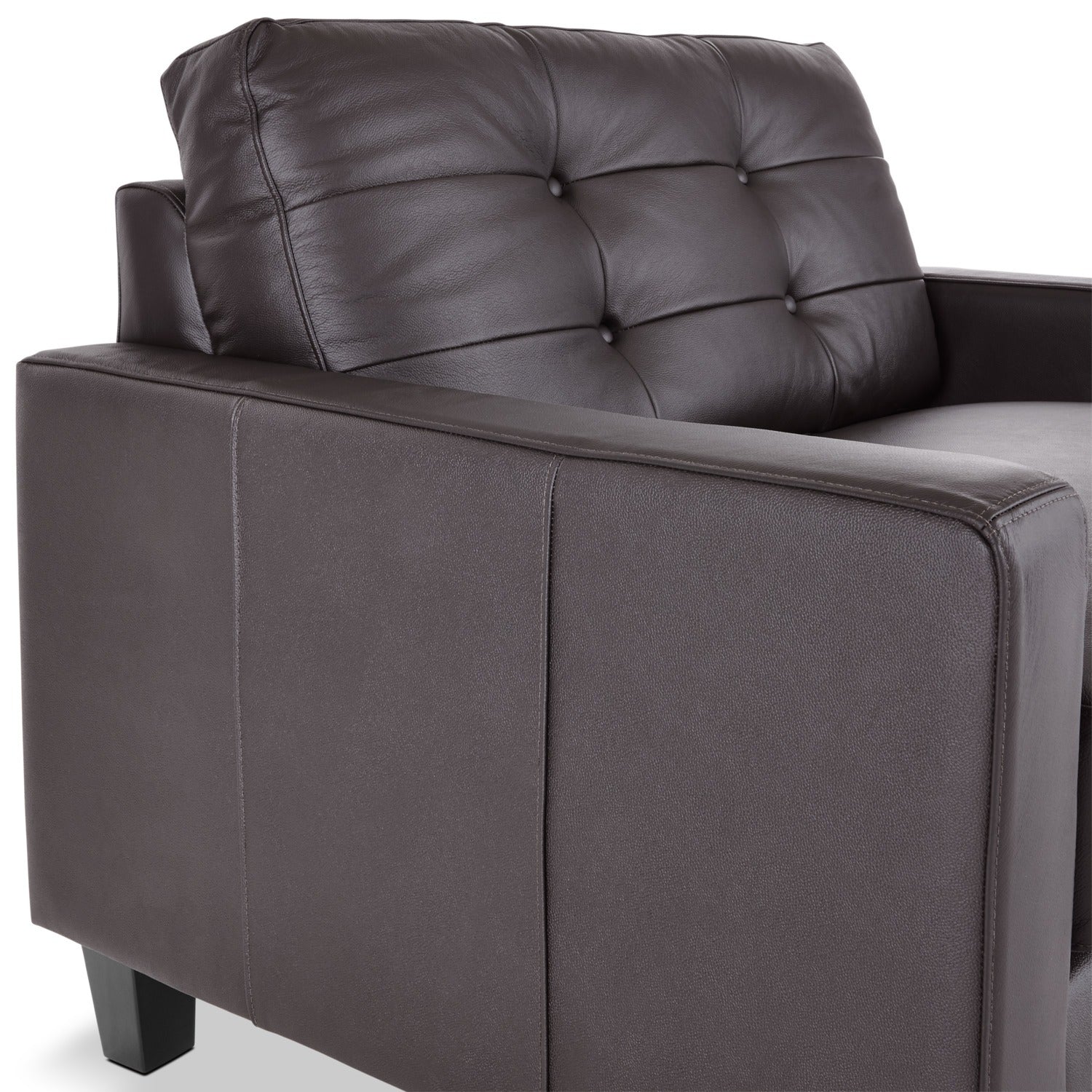 Faux leather chair and a online half