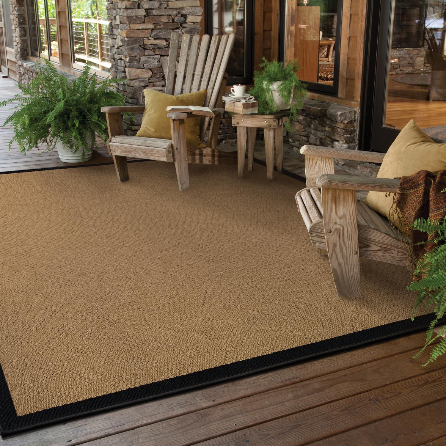 Lytton W525X5L Border Indoor/Outdoor Area Rug (3'7