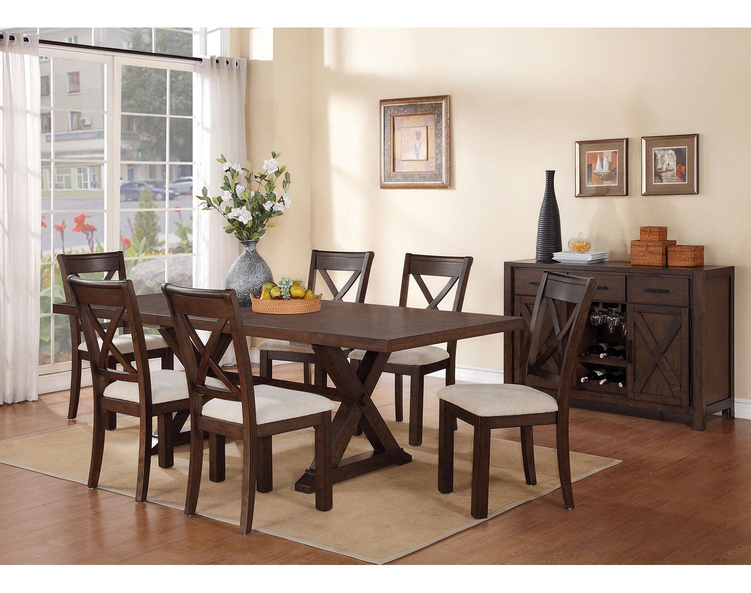 Brown kitchen deals table