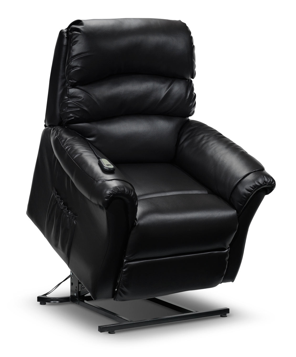 Paolo Power Lift Recliner Dark Brown Leon s