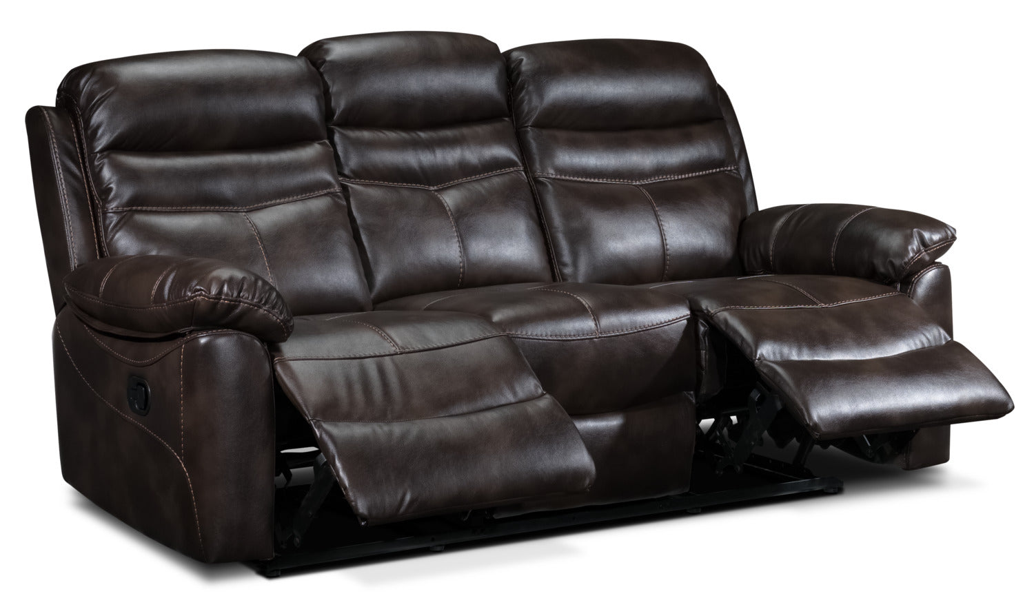 Devon Reclining Sofa Brown Leon s