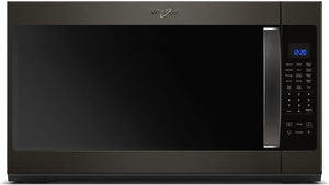 Whirlpool Black Stainless Steel Over-the-Range Microwave (2.1 Cu. Ft.) - YWMH53521HV